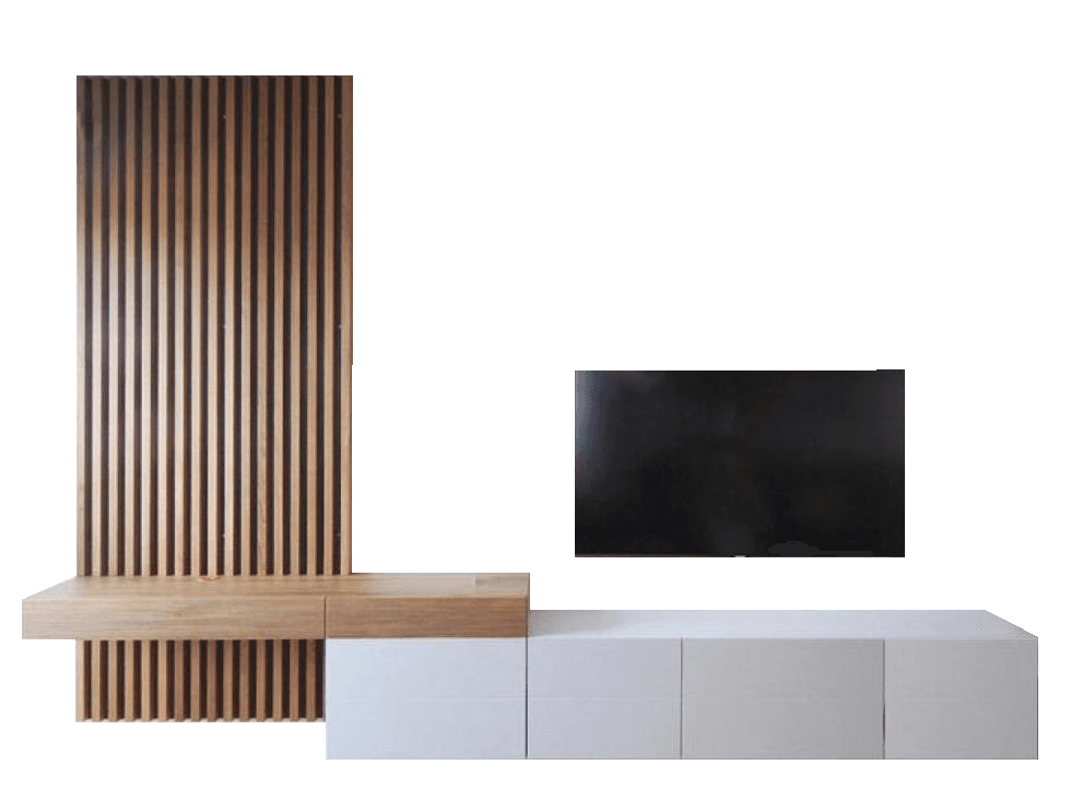 Louvres Floating TV Unit 0