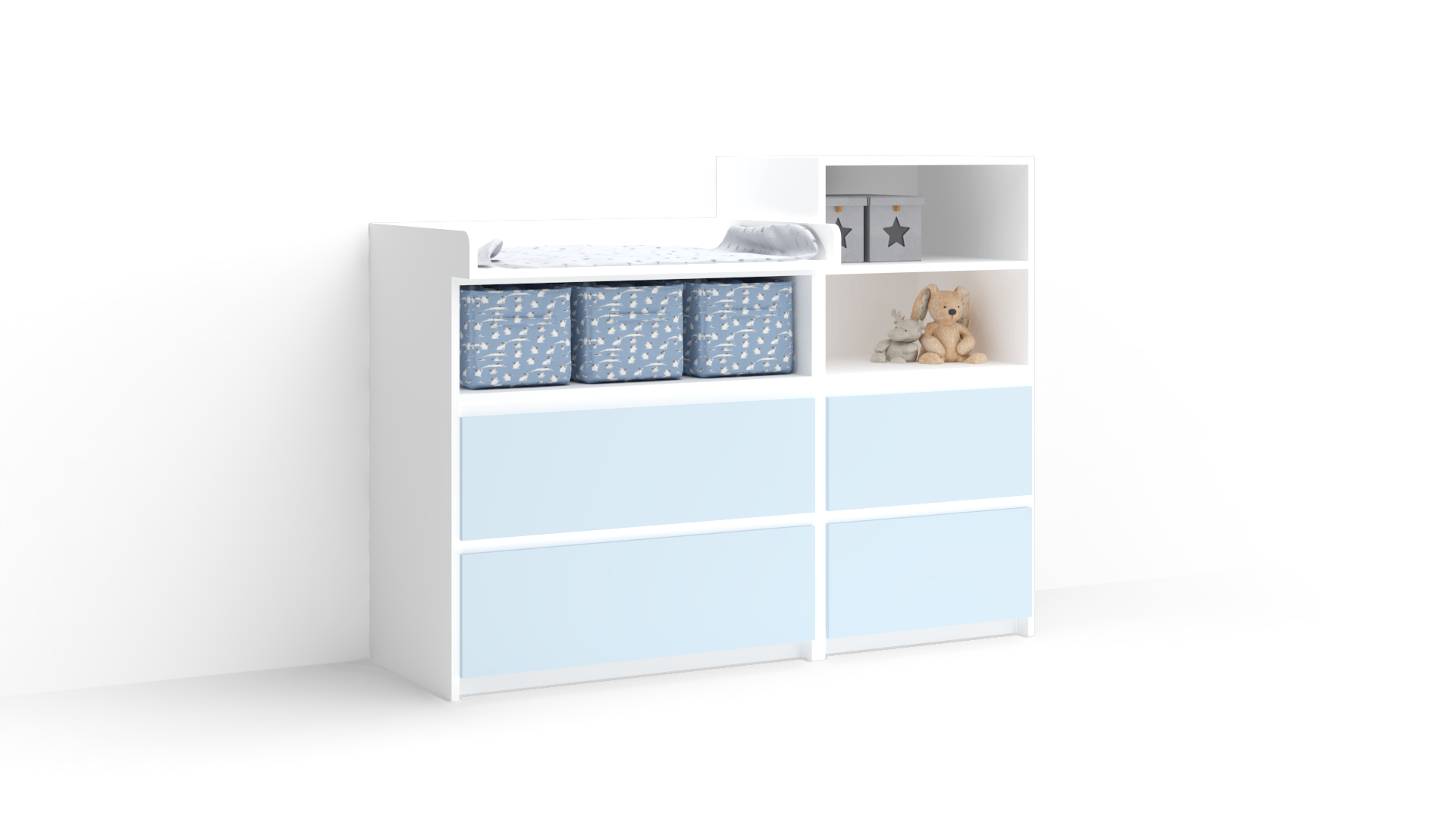 Meda Convertible Changing table (drawers) 1