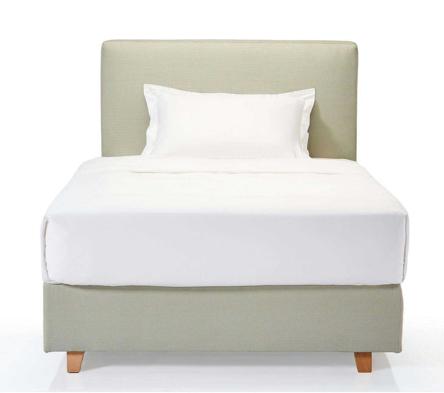 Simple Upholstered Bed with legs 120cm 1