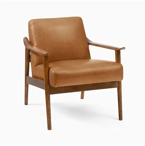 Midcentury Leather Chair 0