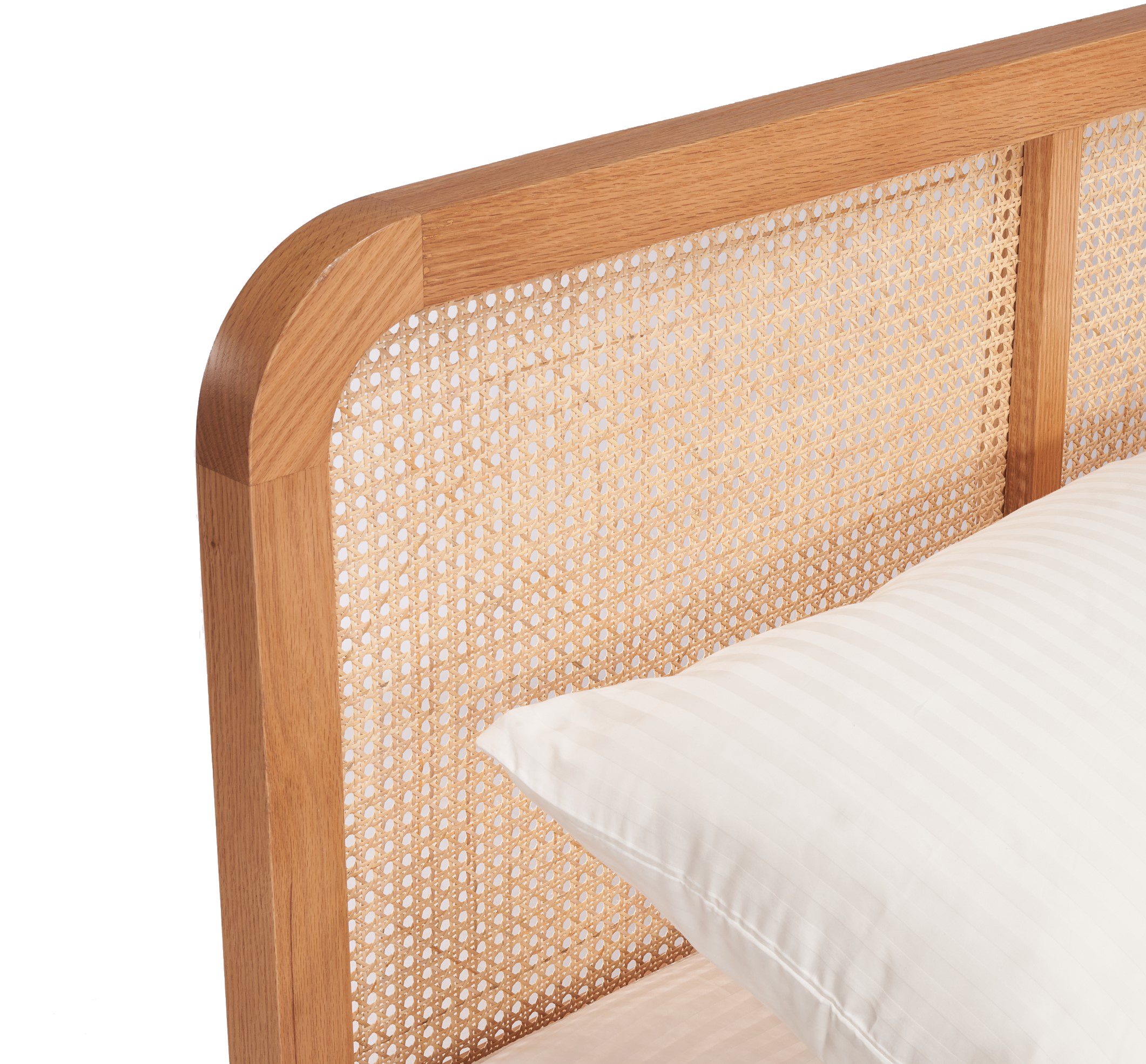 Chamfered Cane Bed 5