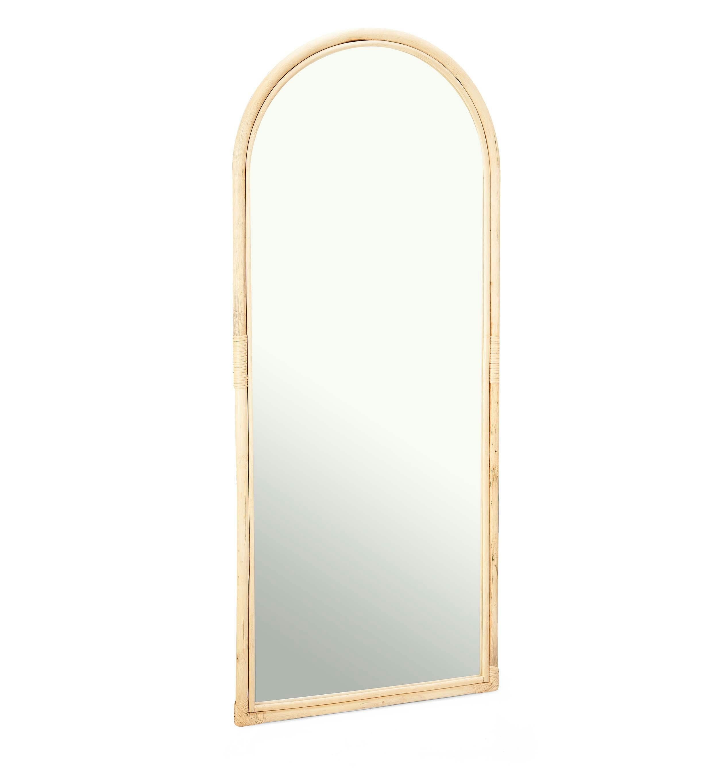 مرآة آرش بإطار من البامبو ( 65 سم × 160 سم ) 1