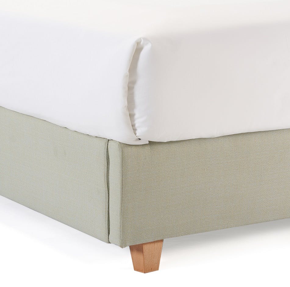 Simple Upholstered Bed with legs 120cm 3