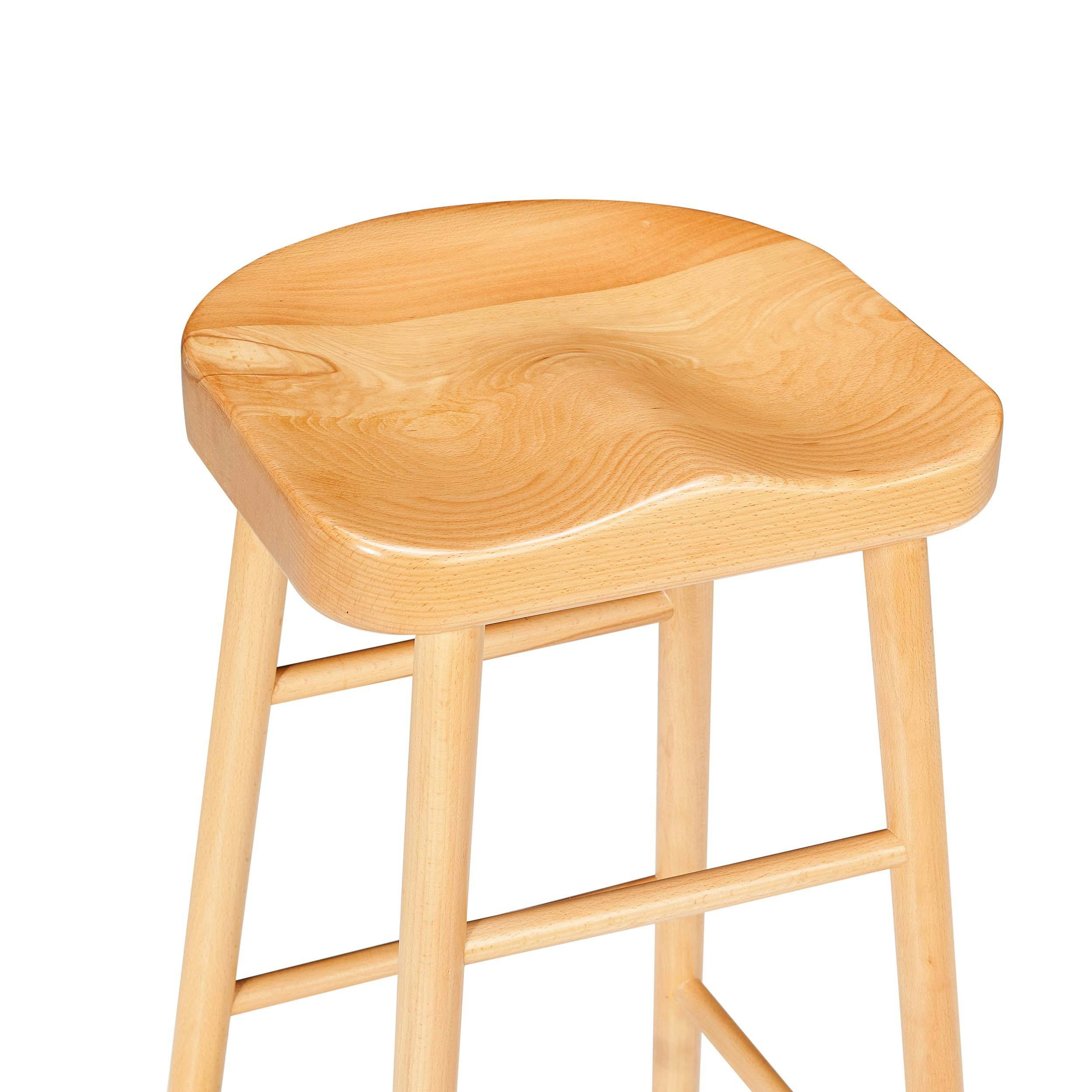 كرسي بار من الخشب ( 45 سم × 80 سم ) 2