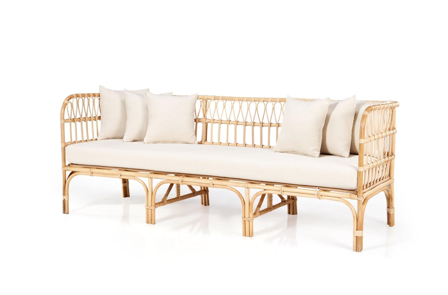 Bamboo Sofa 220 cm 1