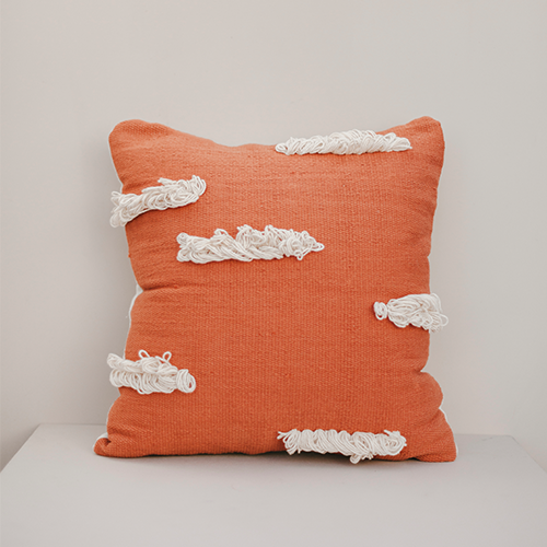 Orange Stratus Cushion 0