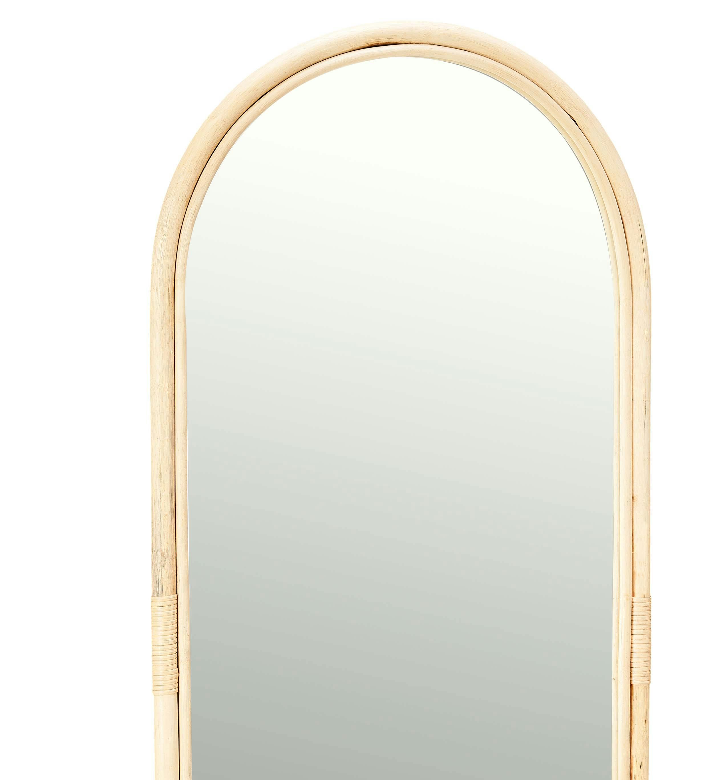 مرآة آرش بإطار من البامبو ( 65 سم × 160 سم ) 2