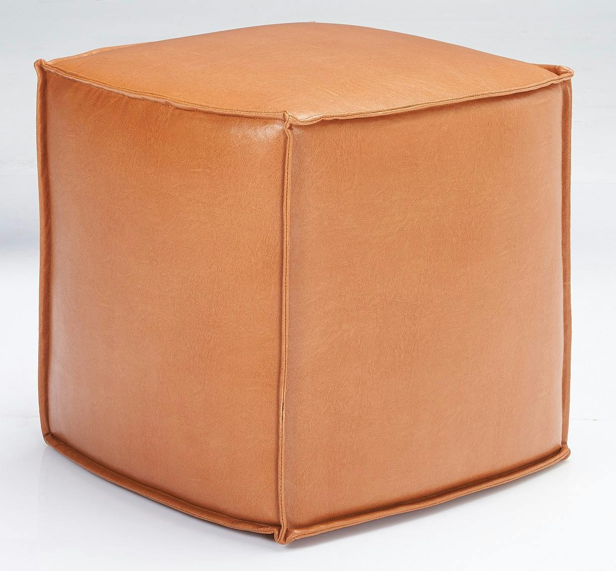 Leather Pouf 0