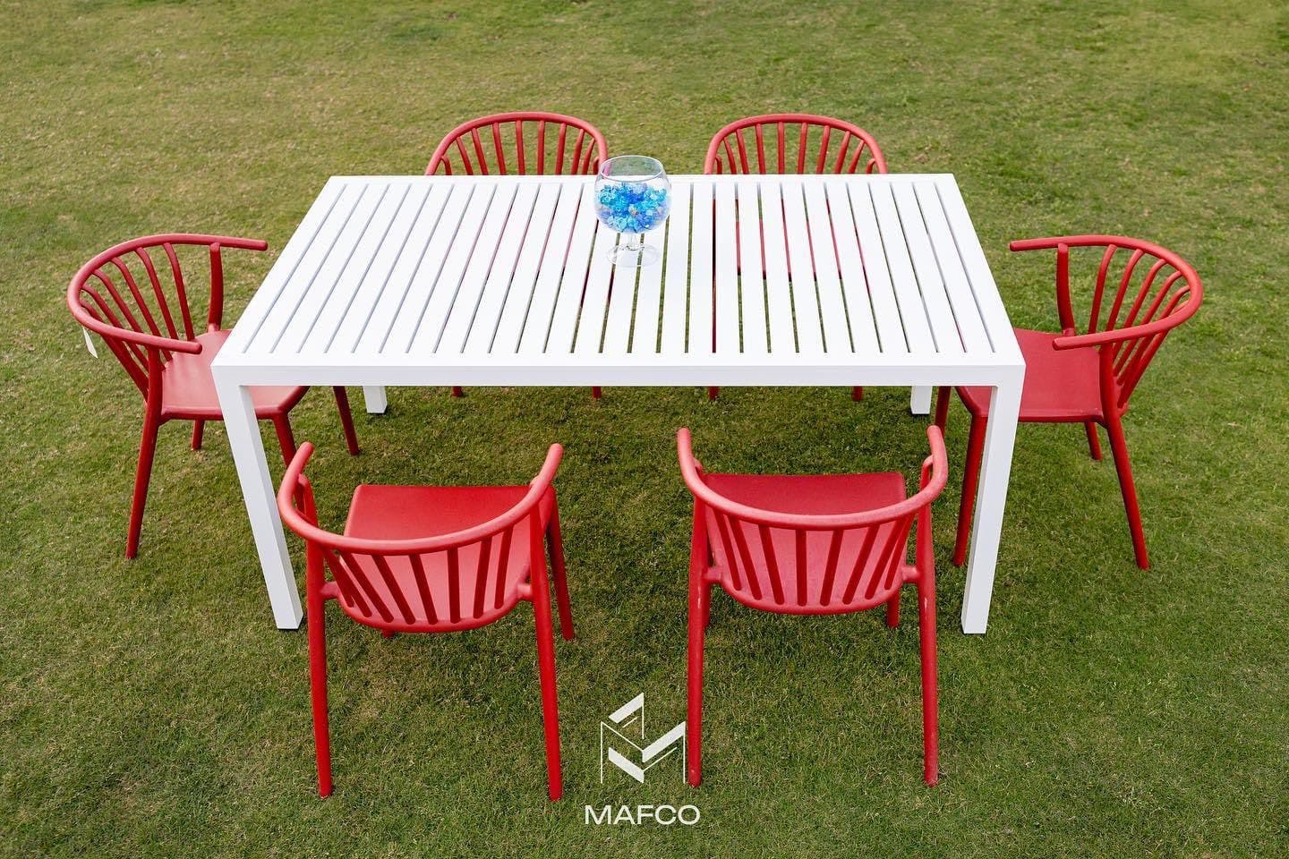 Mafco Aluminium dining table 0