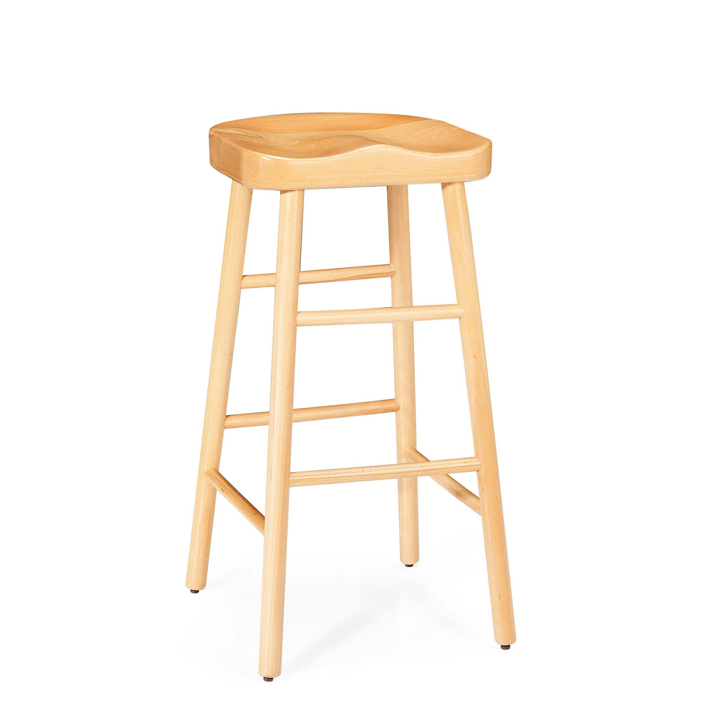 كرسي بار من الخشب ( 45 سم × 80 سم ) 0