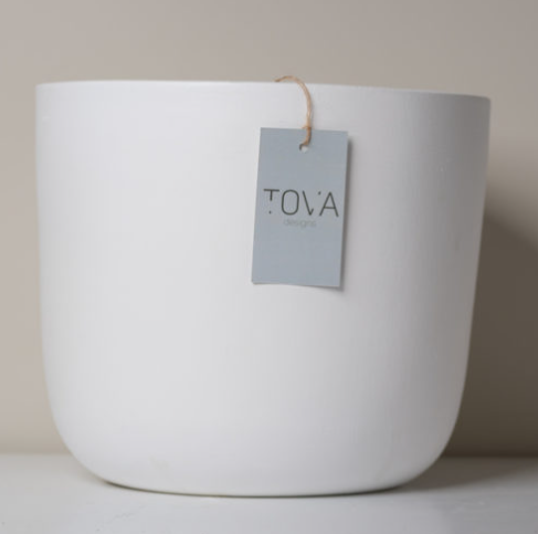 Off-White Tova Clay Pot 0