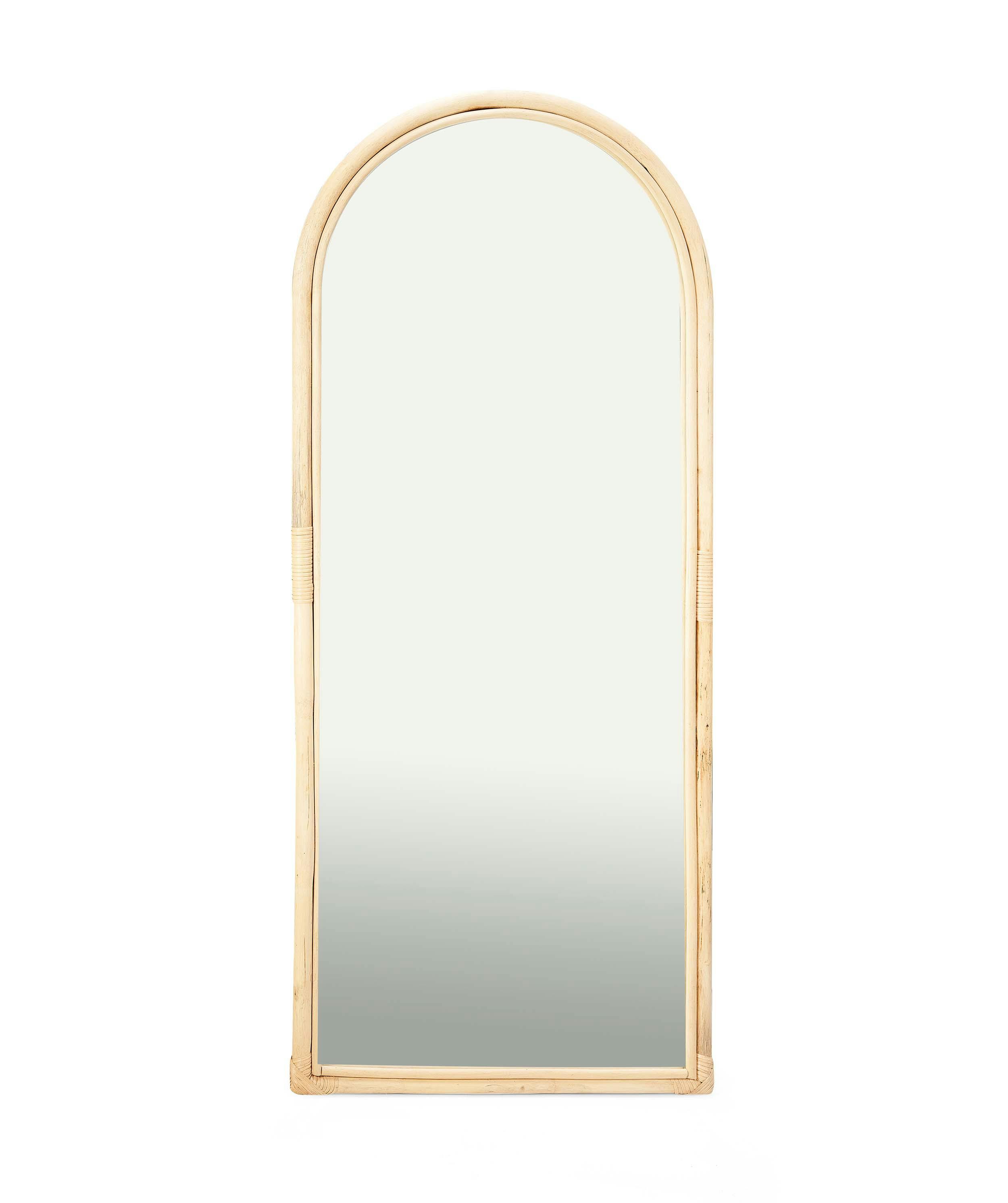Bamboo Arched Mirror 0