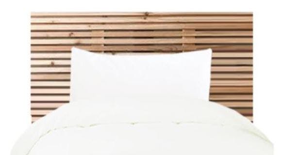 ضهر سرير ضلوع خشب أفقي 0