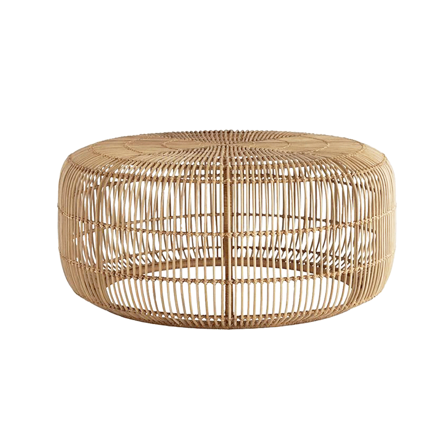 Round Bamboo coffee table 0